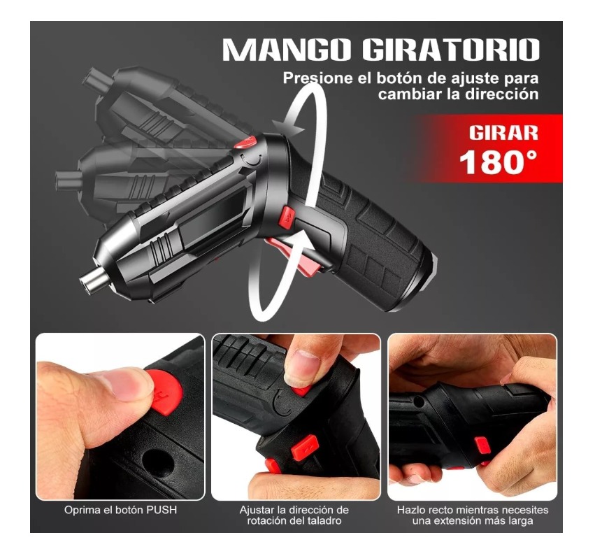 Destornillador inalambrico de 46 piezas